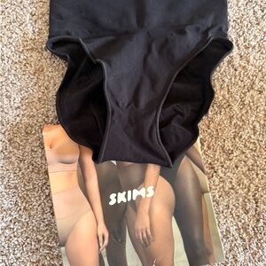SKIMS Black High-Waist Shapewear